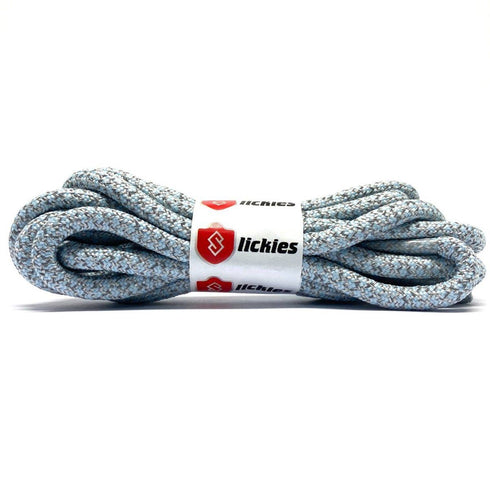 Yeezy Laces 3M Reflective Rope Laces V2 - Linen Blue Laces for Yeezy Boost 350 V2 Linen / Ash Blue